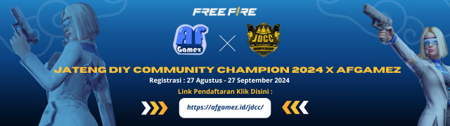 lomba turnamen kompetisi Free Fire Jateng DIY JDCC